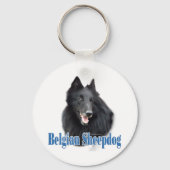 Porte-clés Nom Belgian Sheepdog (Recto)