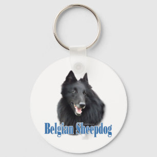 Porte-clés Nom Belgian Sheepdog