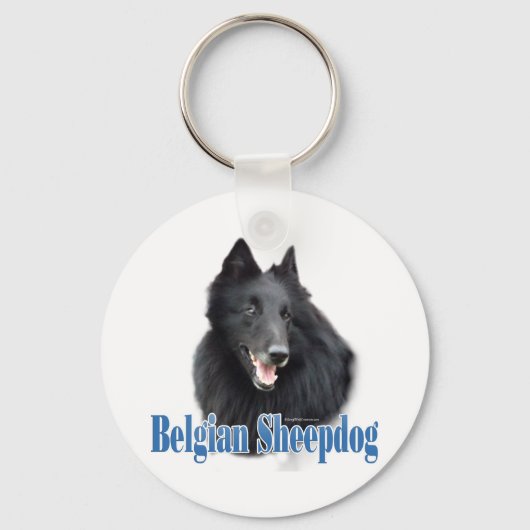 Porte-clés Nom Belgian Sheepdog (Recto)