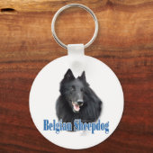 Porte-clés Nom Belgian Sheepdog (Verso)