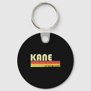 Porte-clés Nom cadeau Kane Personnalisé Funny Retro Vintage T
