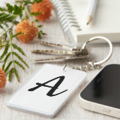 Porte-clés Nom commençant par A (Devant droit)