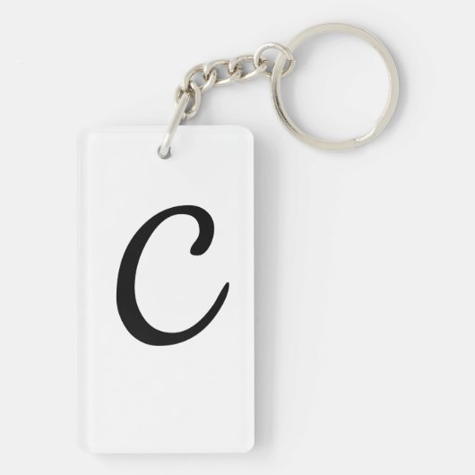 Porte-clés Nom commençant par C (Dos)