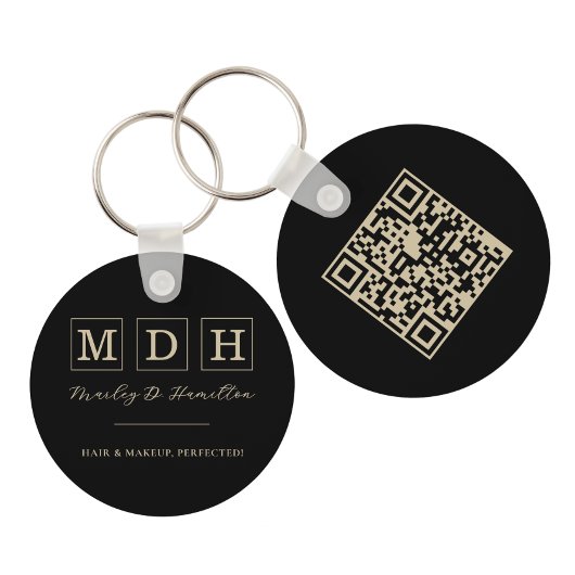 Porte-clés Nom commercial promotionnel de code QR