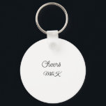 Porte-clés Nom d'ajout minimal simple encourt nom de couple p<br><div class="desc">conception</div>