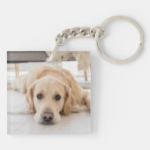 Porte-clés Nom de compagnie mignon moderne pour animal de com (Dos)