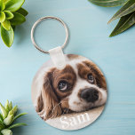 Porte-clés Nom de conservation de l'amoureux des chiens photo<br><div class="desc">Ce porte - clé mignon présente une silhouette de votre chien bien-aimé et peut être customisé avec leur nom. C'est le moyen idéal de porter un rappel spécial de votre ami furry avec vous où que vous alliez. Que ce soit comme un cadeau pour un amoureux des chiens ou comme...</div>