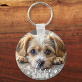 Porte-clés Nom de conservation de l'amoureux des chiens photo (Recto)