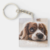 Porte-clés Nom de conservation de l'amoureux des chiens photo (Devant)