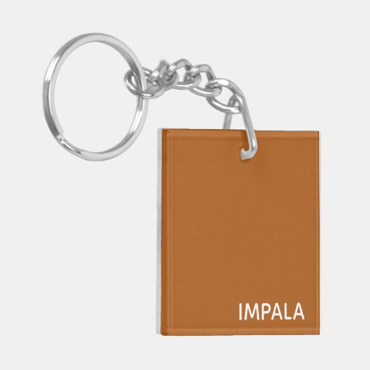 Porte-clés Nom de couleur brun Impala (Devant gauche)