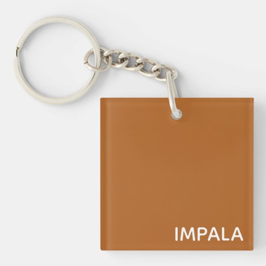 Porte-clés Nom de couleur brun Impala (Devant)