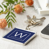 Porte-clés Nom de couple monographique initial de la famille (Côté)