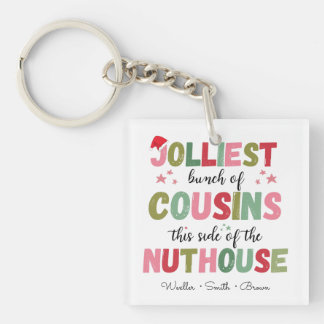 Porte-clés Nom de famille de Noël Cousin réunion correspondan
