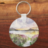 Porte-clés Nom de famille personnalisé Lake House (Verso)