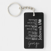 Porte-clés Nom de Jéhovah personnalisé (Devant)