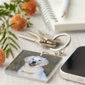 Porte-clés Nom de la photo d'animal moderne (Devant Droit)
