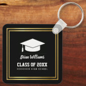 Porte-clés Nom de l'élève diplômé (Verso)