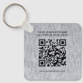 Porte-clés Nom de l'entreprise et logo (Recto)