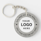 Porte-clés Nom de l'entreprise et logo (Devant)