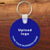 Porte-clés Nom de l'entreprise, logo et téléphone, aluminium  (Recto)