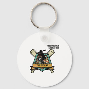 Porte-clés Nom de l'équipe de club de baseball softball Leagu