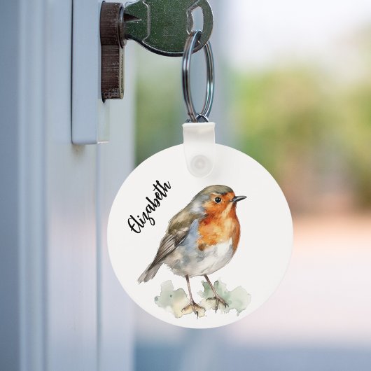 Porte-clés Nom de l'oiseau rouge