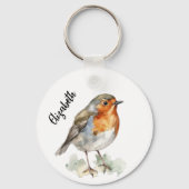 Porte-clés Nom de l'oiseau rouge (Recto)