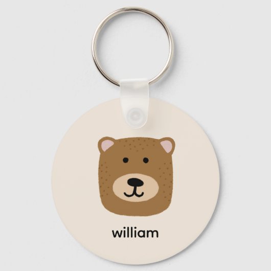 Porte-clés Nom de l'ours Brown (Recto)