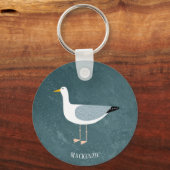 Porte-clés Nom de mouette mignonne (Recto)