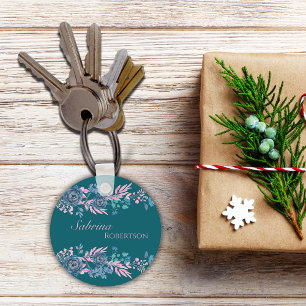 Porte-clés Nom de personnalisation des fleurs magiques