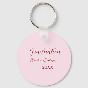 Porte-clés nom de remise des diplômes promotion 20XX calligra