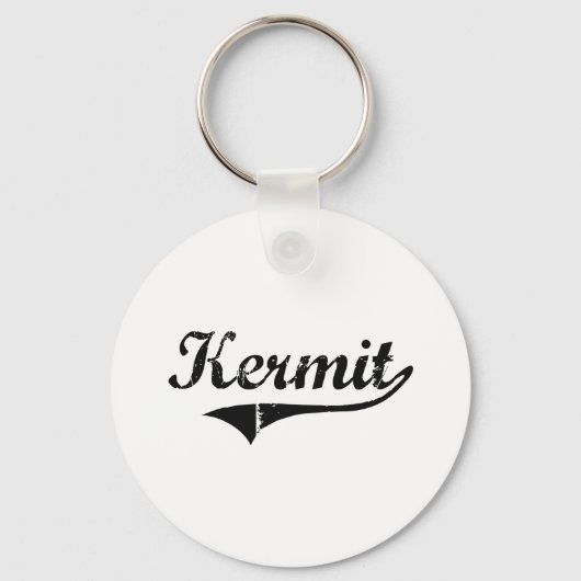 Porte-clés Nom de style classique Kermit (Recto)