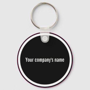 Porte-clés Nom de votre entreprise, modèle,