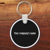 Porte-clés Nom de votre entreprise, modèle, (Recto)