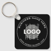 Porte-clés Nom de votre entreprise, site Web + image téléchar (Recto)