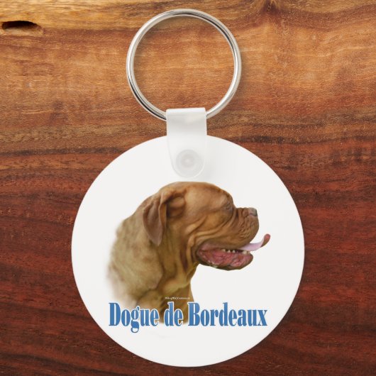 Porte-clés Nom Dogue de Bordeaux (Verso)