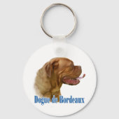 Porte-clés Nom Dogue de Bordeaux (Verso)