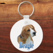 Porte-clés Nom du beagle (Recto)