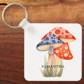 Porte-clés Nom du champignon de bois mou (Recto)