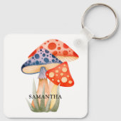 Porte-clés Nom du champignon de bois mou (Dos)