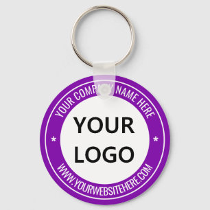 Porte-clés Nom du logo Site Web Entreprise Porte - clé promot