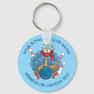 Porte-clés Nom Du Propriétaire De Votre Bowling Club Avec La