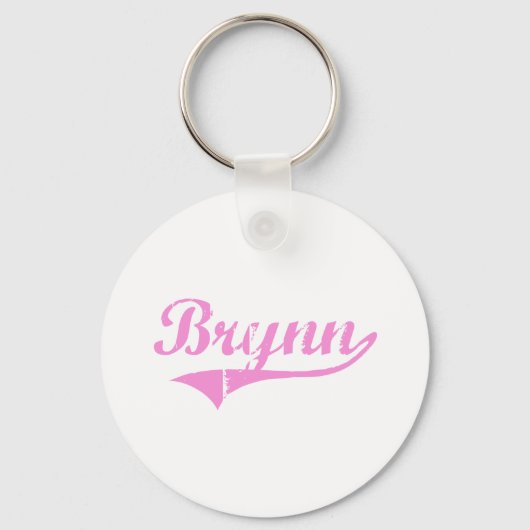 Porte-clés Nom du style classique Brynn (Recto)