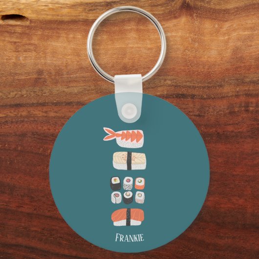Porte-clés Nom du sushi (Verso)