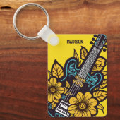 Porte-clés Nom et couleur personnalisés (Recto)