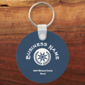 Porte-clés Nom et Logo Nautique (Recto)