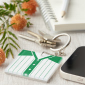 Porte-clés Nom et numéro Clavier Jersey, softball de baseball (Devant Droit)