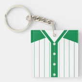 Porte-clés Nom et numéro Clavier Jersey, softball de baseball (Devant)