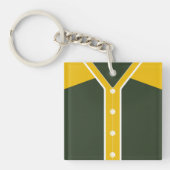 Porte-clés Nom et numéro Clavier Jersey, softball de baseball (Devant)