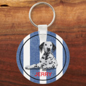 Porte-clés Nom et photo de l'animal marin (Recto)